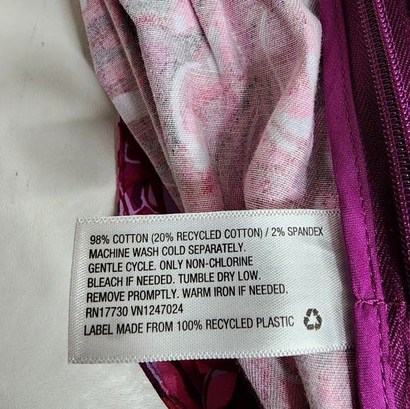 Kika Vargas for Target Mini Skirt Pink / Purple Scalloped Hem Floral Size 2 NWT - Picture 5 of 12